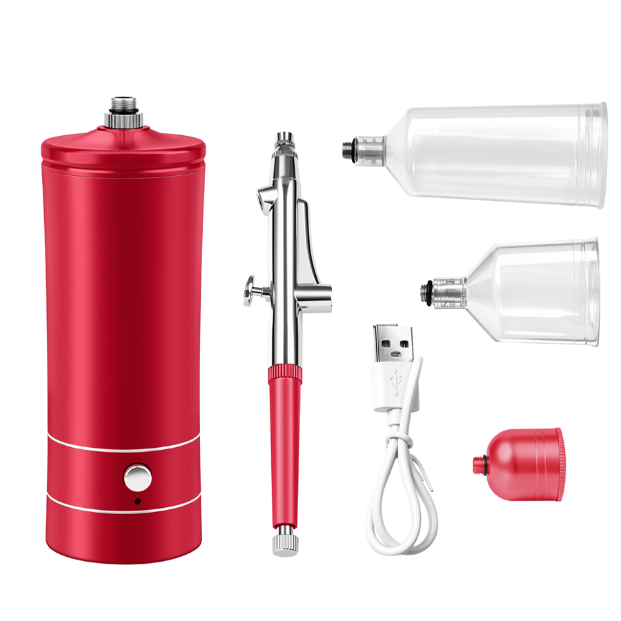 Airbrush Kit With Mini Compressor - Airbrush Kit with Compressor, Handheld Air