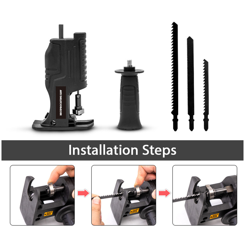 Portable Reciprocating Saw Ada - огляд і ціна Reciprocating Saw Attachment Drill