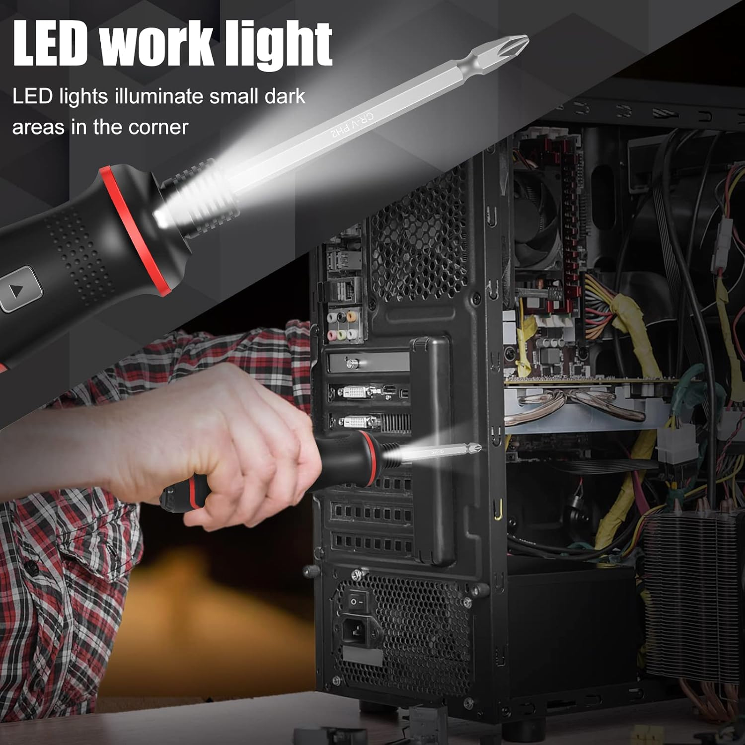 Rechargeable 3.7V Cordless Scr - огляд і ціна Electric Screwdriver Rechargeable Usb