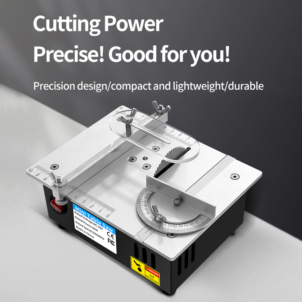 DC24V Household Miniature Wood - огляд і ціна Mini Table Saw For Woodworking