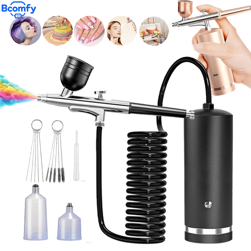 Airbrush with Compressor Recha - огляд і ціна Airbrush Kit With Mini Compressor