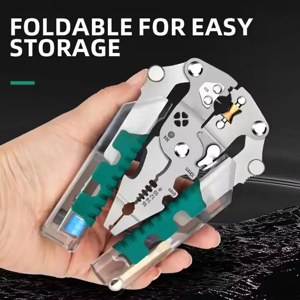 Foldalbe Wire Stripping Pliers - огляд і ціна Automatic Wire Stripper Cutter
