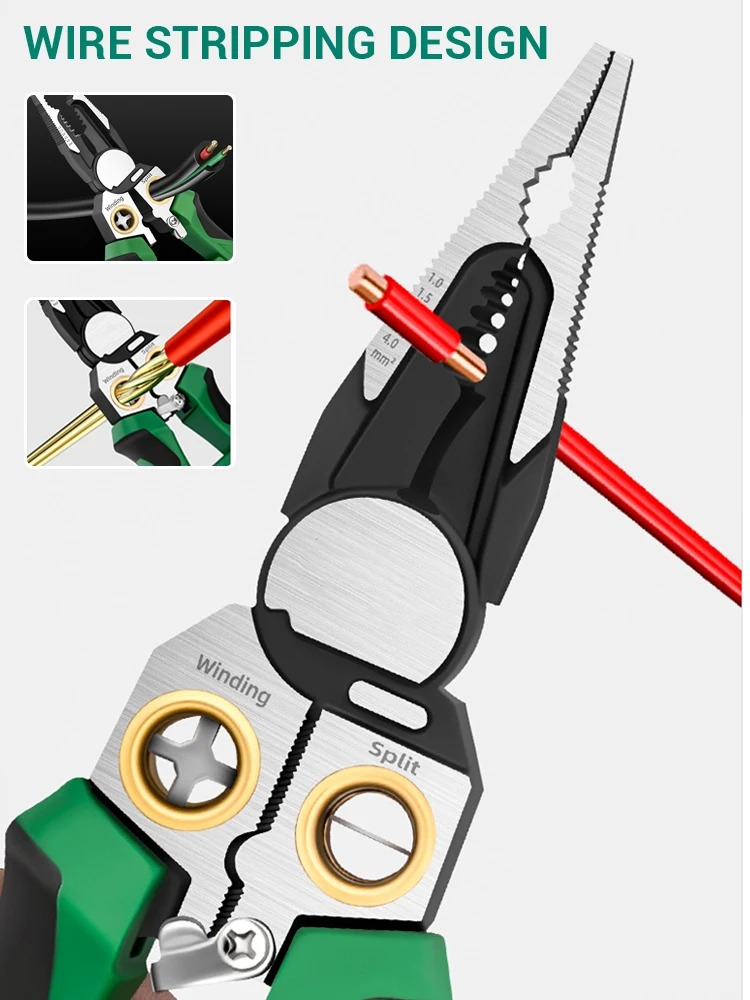 8-in-1 Voltage Tester & Wire S - огляд і ціна Automatic Wire Stripper Cutter