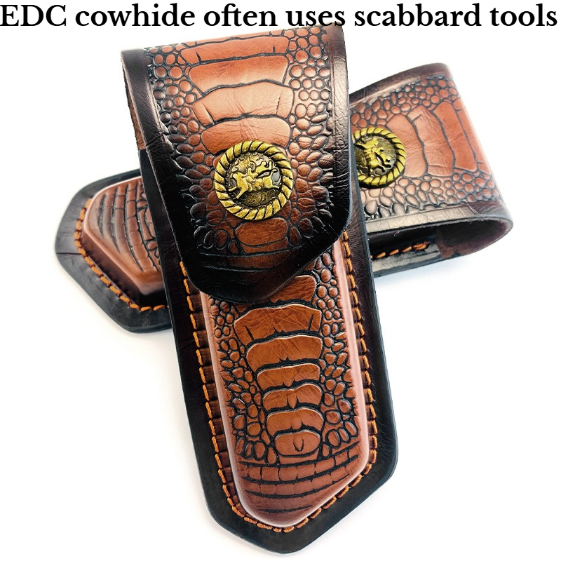 Folding Cowhide Knife Cover Un - огляд і ціна Hand Tools