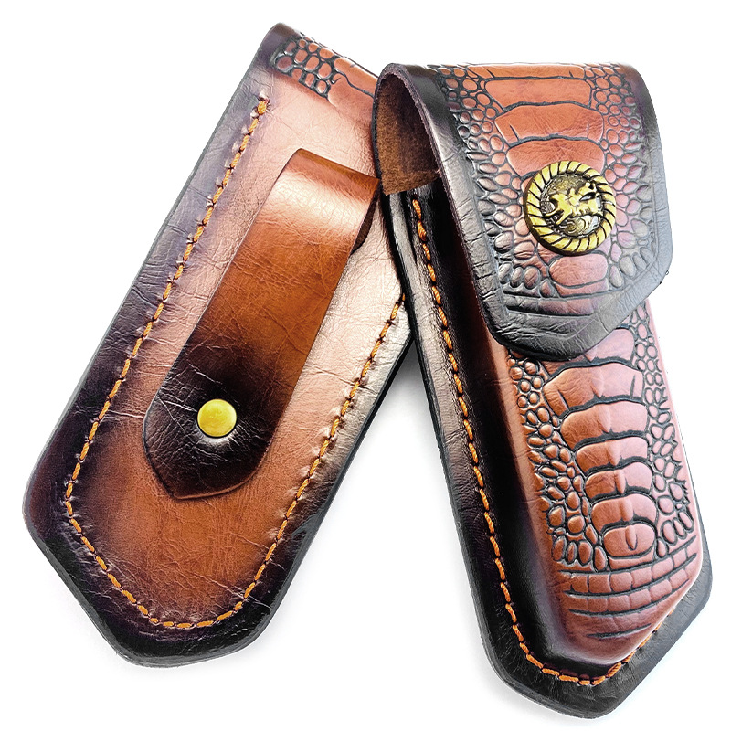 Folding Cowhide Knife Cover Un - огляд і ціна Hand Tools