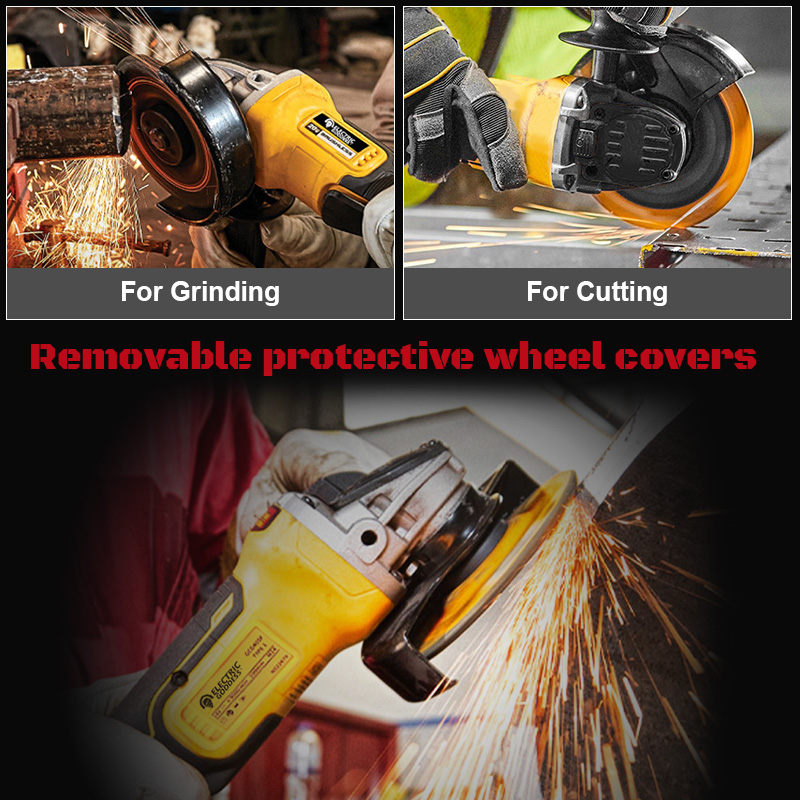 125mm Brushless Angle Grinder  - огляд і ціна Brushless Angle Grinder Battery Powered