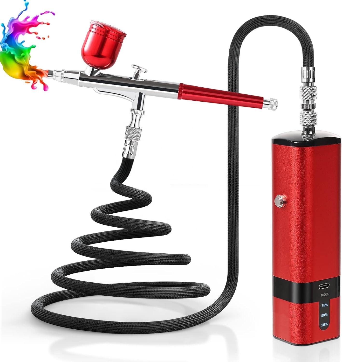 Airbrush Kit with Compressor,  - огляд і ціна Airbrush Kit With Mini Compressor