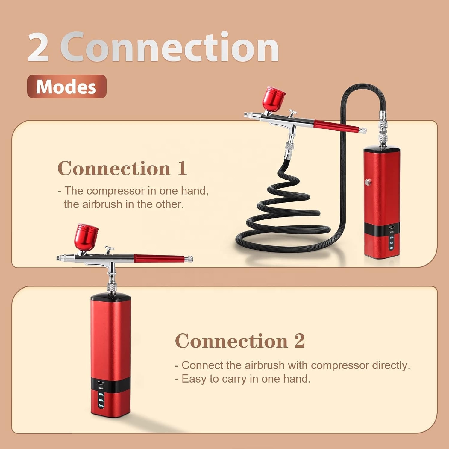 Airbrush Kit with Compressor,  - огляд і ціна Airbrush Kit With Mini Compressor