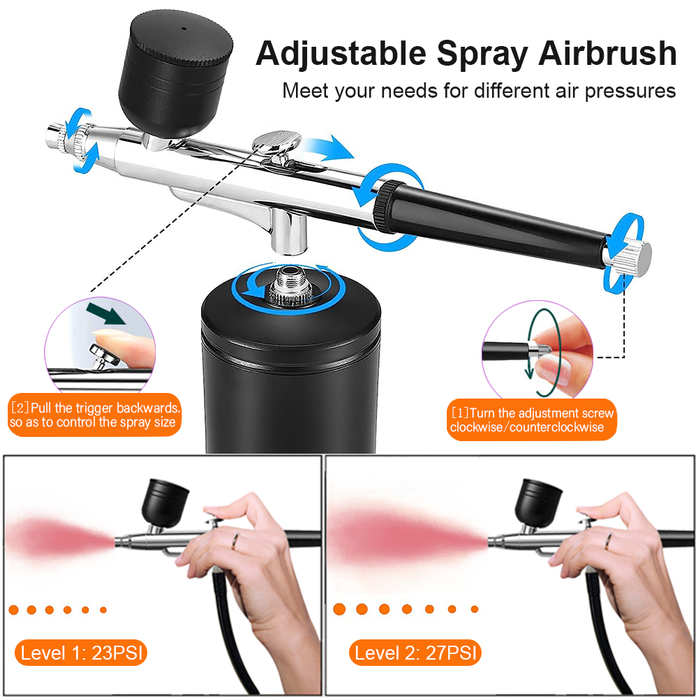 Airbrush Painting Airbrush wit - огляд і ціна Airbrush Kit With Mini Compressor