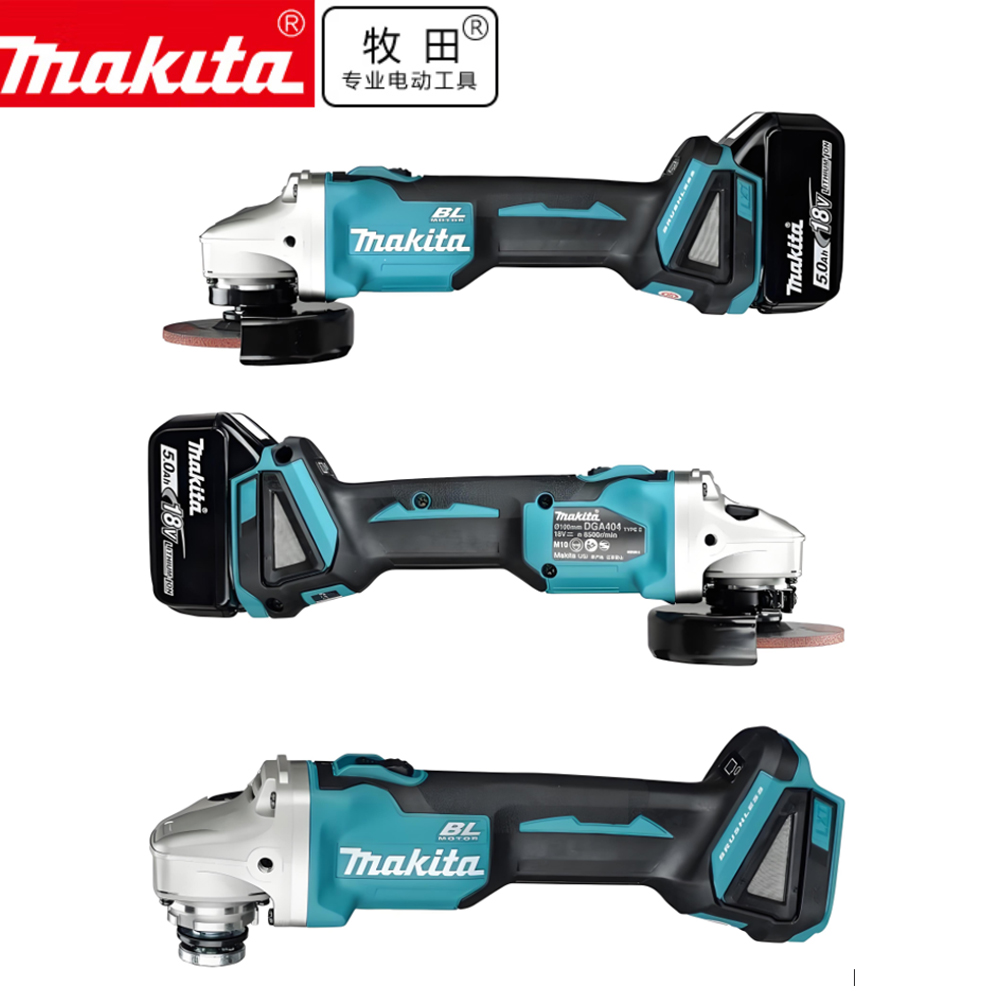 Makita DGA404 125mm battery Br - огляд і ціна Brushless Angle Grinder Battery Powered