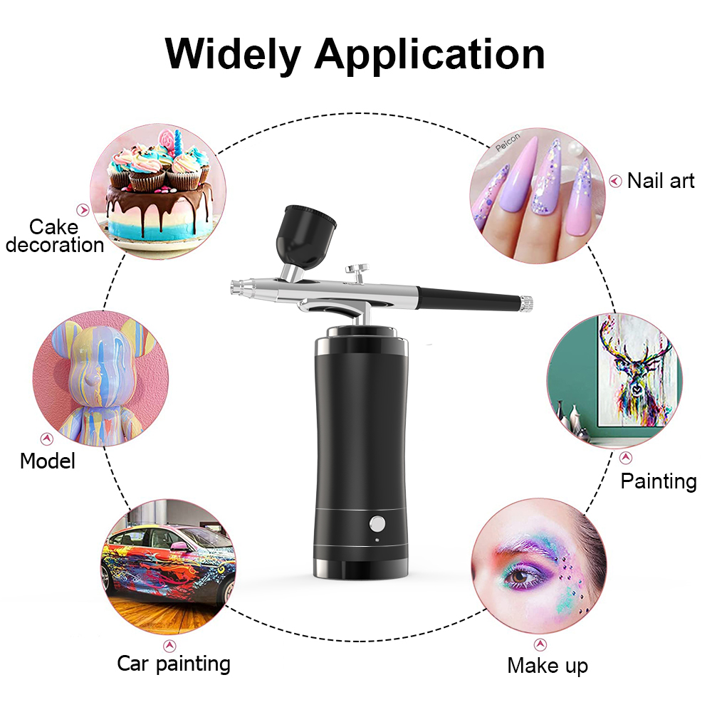 Airbrush Cordless Airbrush Kit - огляд і ціна Airbrush Kit With Mini Compressor