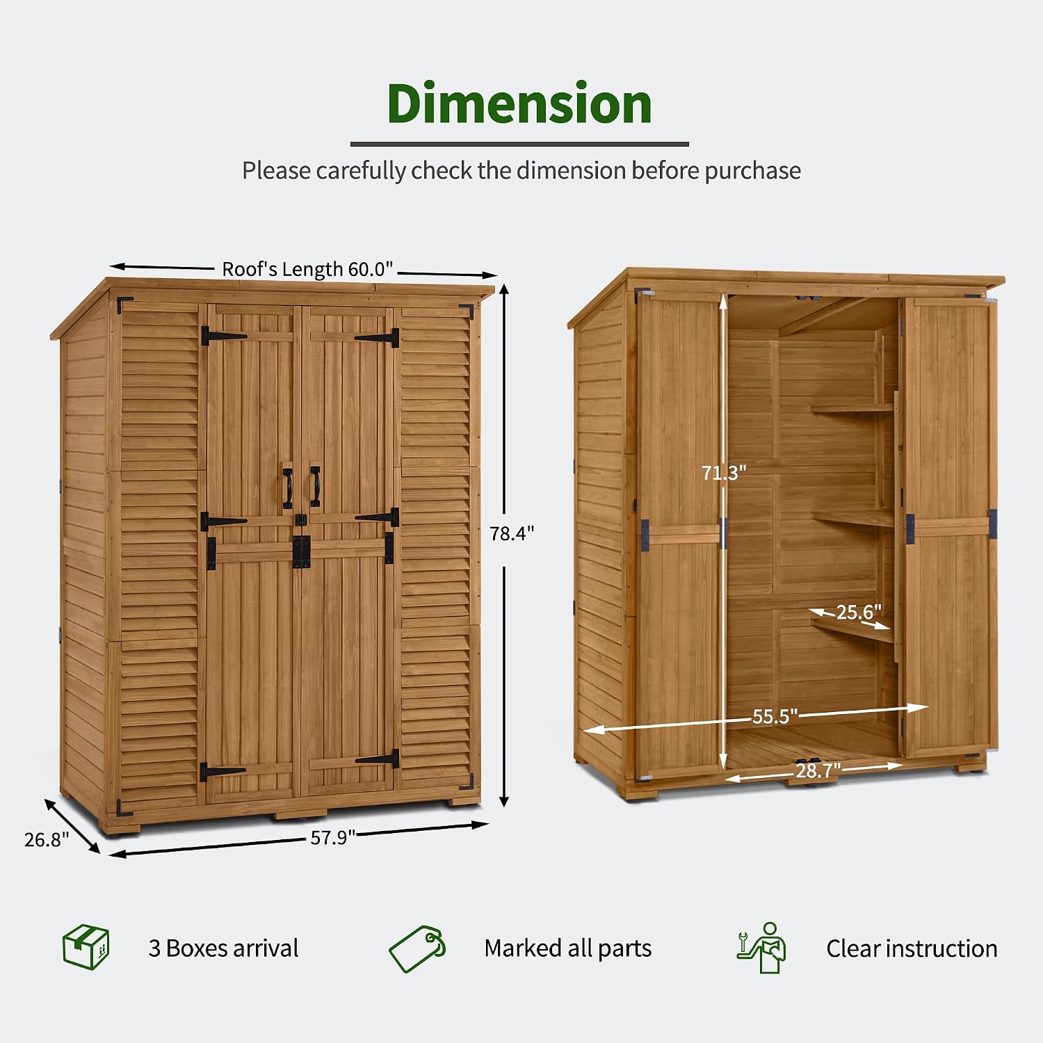 Outdoor Storage Cabinet with S - огляд і ціна Garden Tools