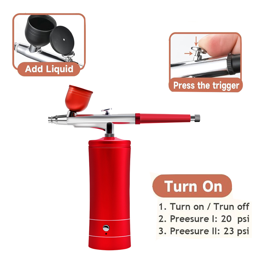 Airbrush Kit with Compressor,  - огляд і ціна Airbrush Kit With Mini Compressor