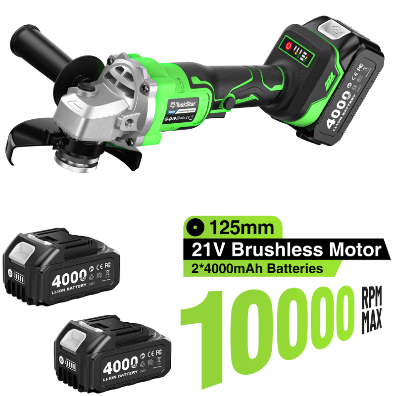 TaskStar 10000 RPM Angle Grind - огляд і ціна Brushless Angle Grinder Battery Powered