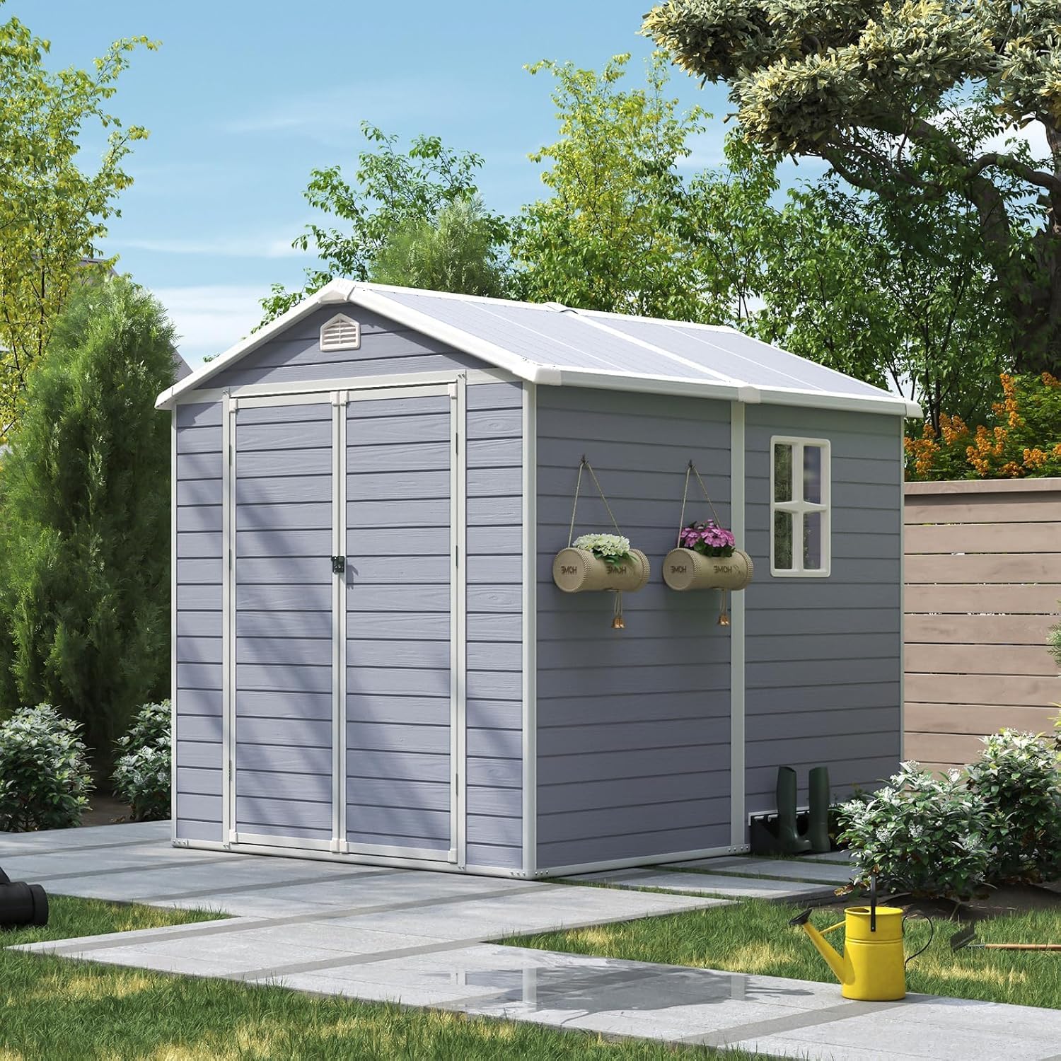 6x8 FT Outdoor Storage Shed Re - огляд і ціна Garden Tools