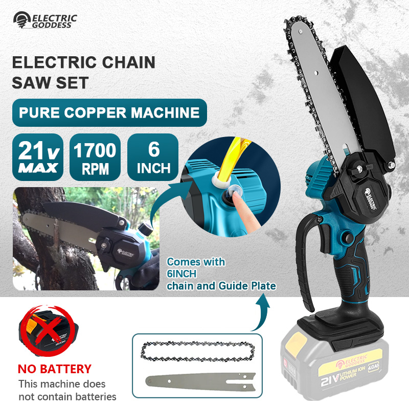 1700RPM 6 Inch Mini Cordless E - огляд і ціна Mini Electric Chainsaw 6 Inch