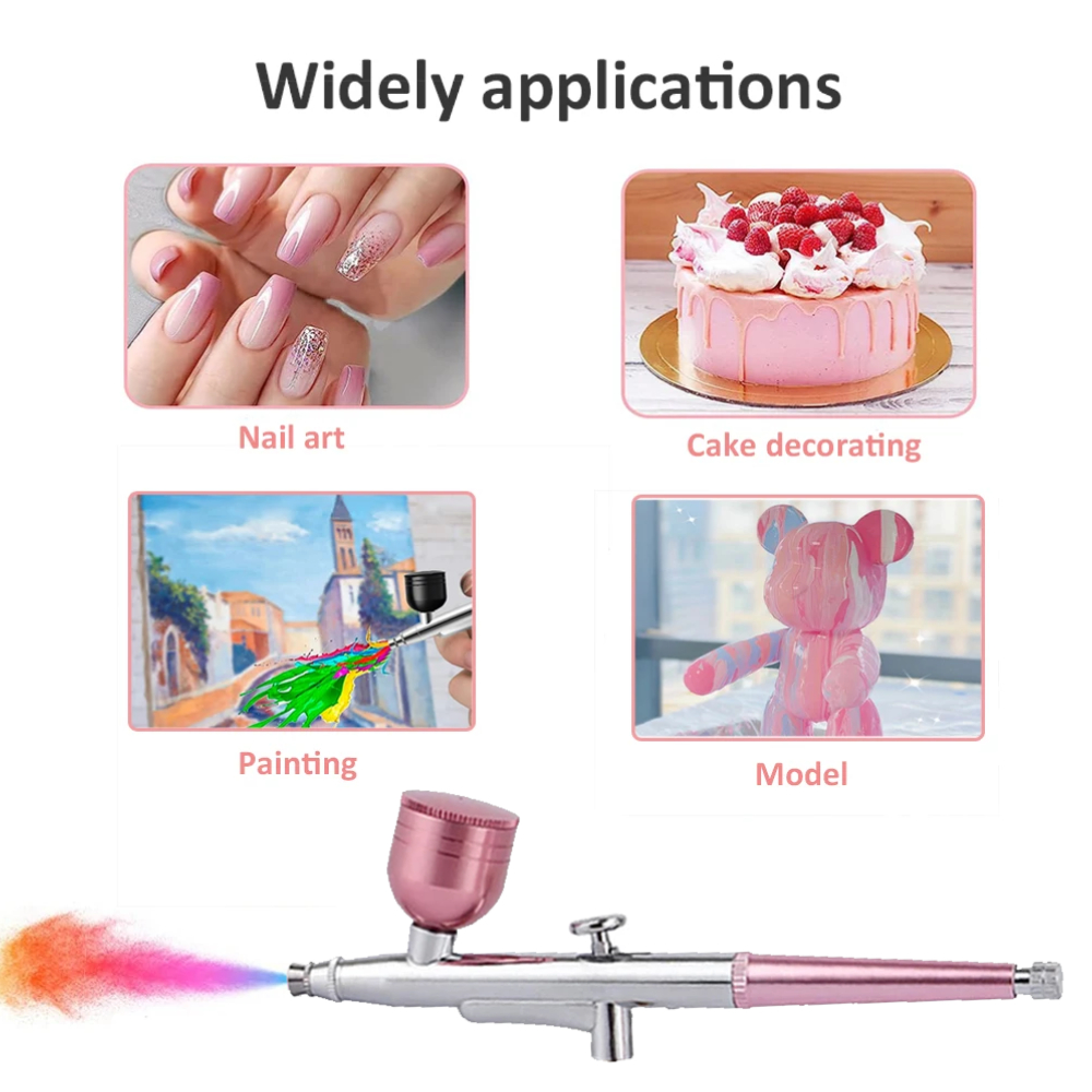Pro Grade Airbrush Gun Head wi - огляд і ціна Airbrush Kit With Mini Compressor