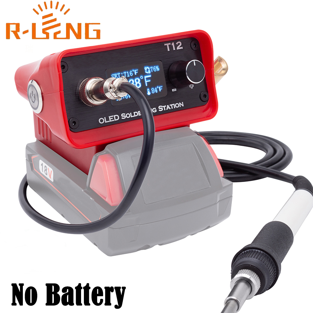 OLED T12 Soldering Iron Statio - огляд і ціна Digital Soldering Station T12