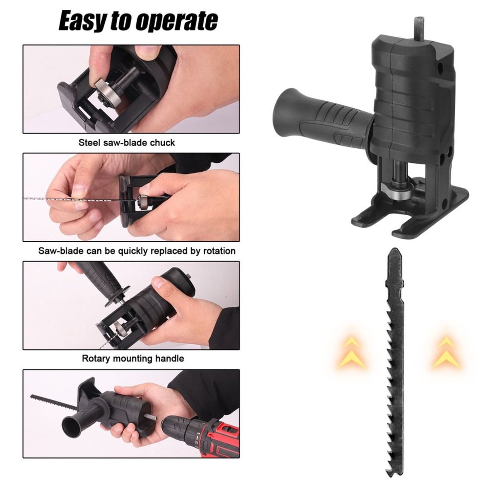 Quick Chuck Drill Saw Adapter  - огляд і ціна Reciprocating Saw Attachment Drill