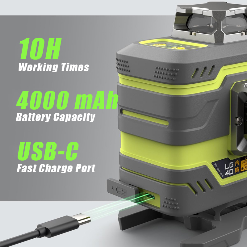 16 Line Laser Level 360 Self L - огляд і ціна Laser Level 16 Lines 4D Green