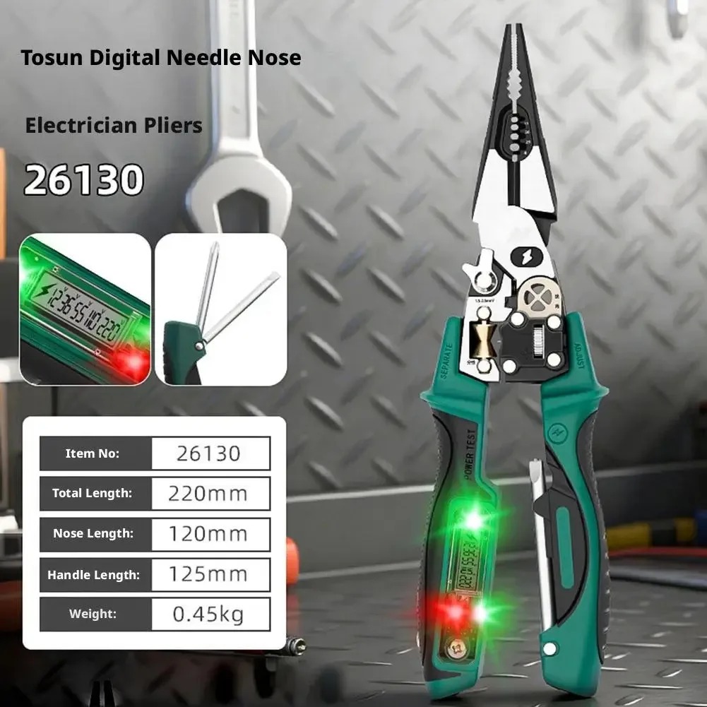 Electrician Pliers with Digita - огляд і ціна Automatic Wire Stripper Cutter