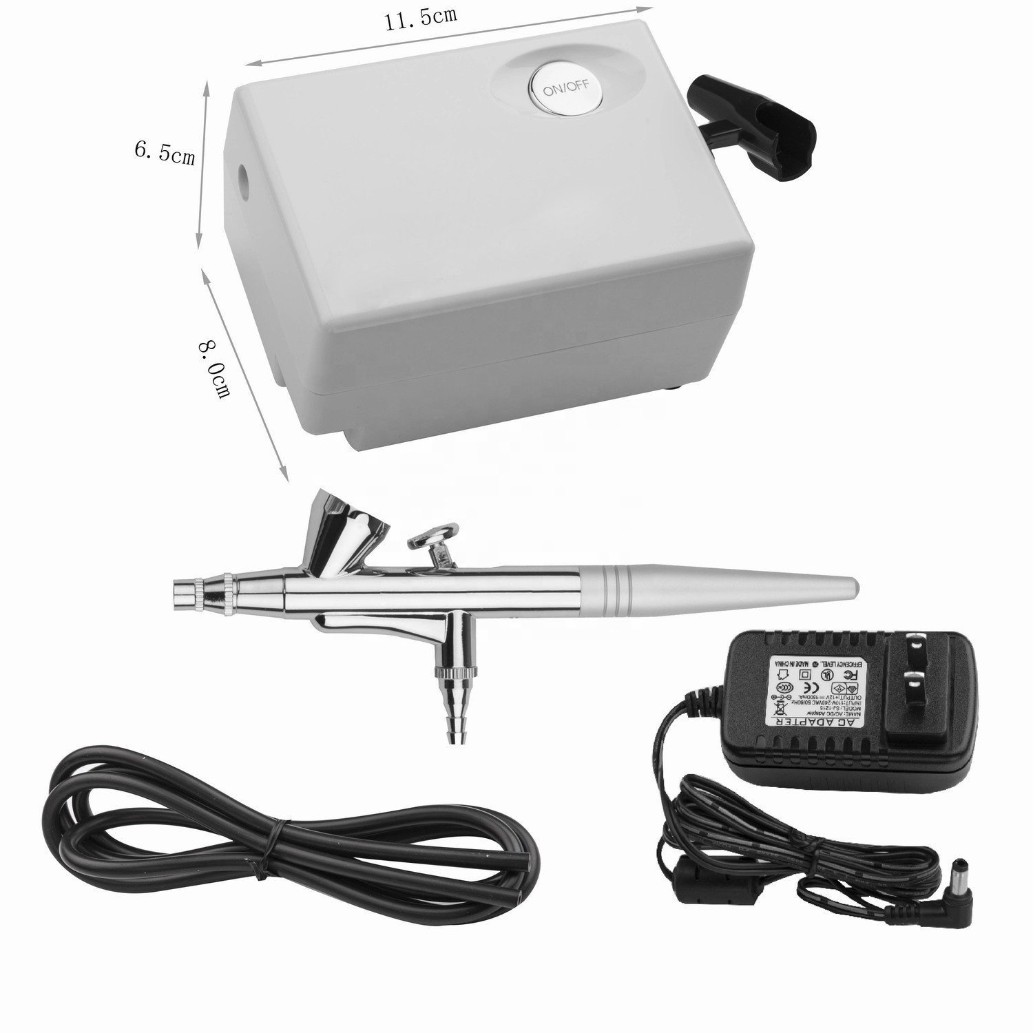 BT-16 Professional Single Acti - огляд і ціна Airbrush Kit With Mini Compressor