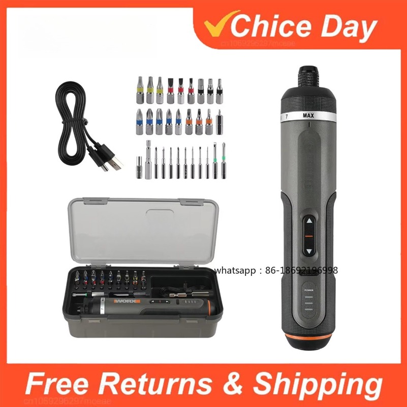 30 Bit Sets Power Tools WX242  - огляд і ціна Electric Screwdriver Rechargeable Usb