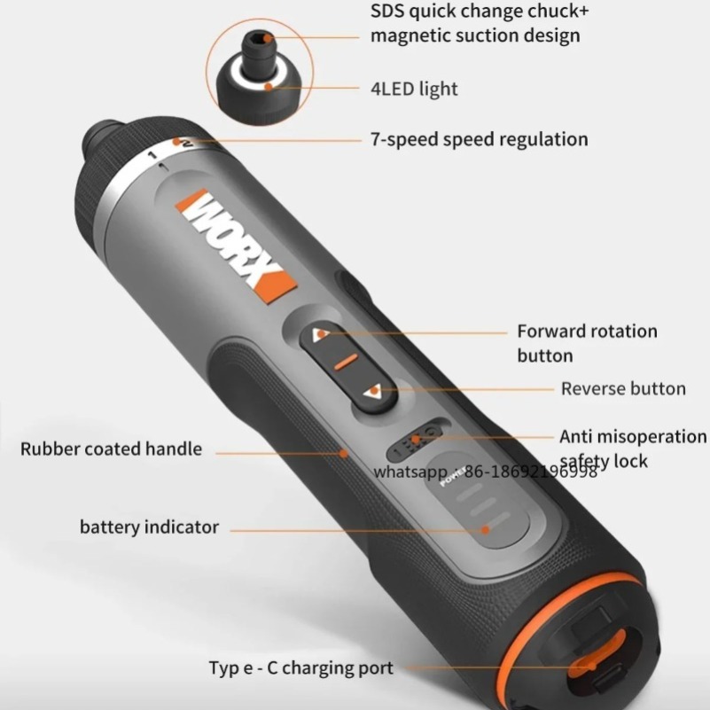 30 Bit Sets Power Tools WX242  - огляд і ціна Electric Screwdriver Rechargeable Usb