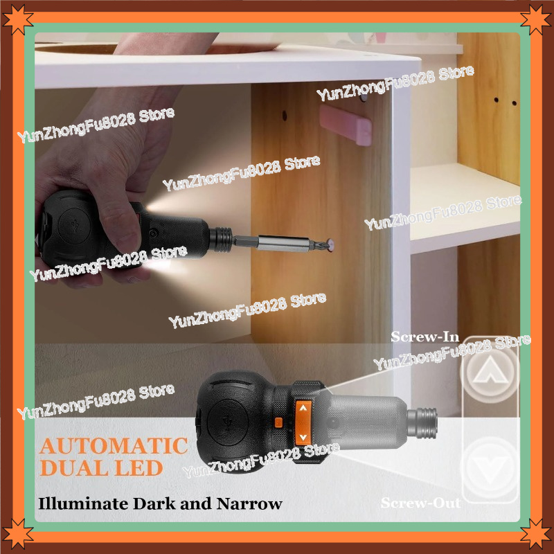 4V Electric Screwdriver, 400 R - огляд і ціна Electric Screwdriver Rechargeable Usb