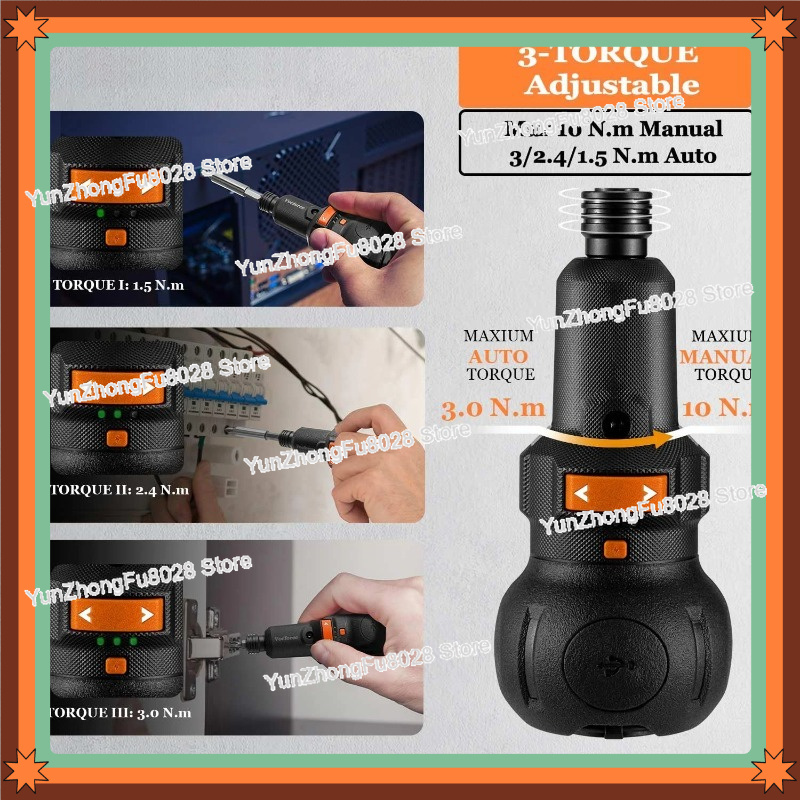 4V Electric Screwdriver, 400 R - огляд і ціна Electric Screwdriver Rechargeable Usb
