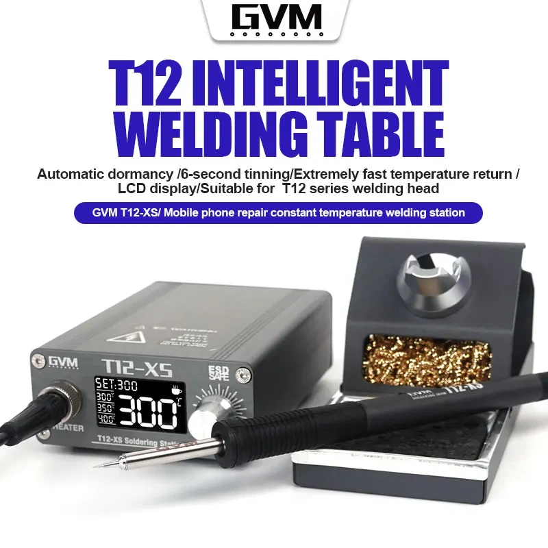 GVM T12-XS Smart LED Digital D - огляд і ціна Digital Soldering Station T12