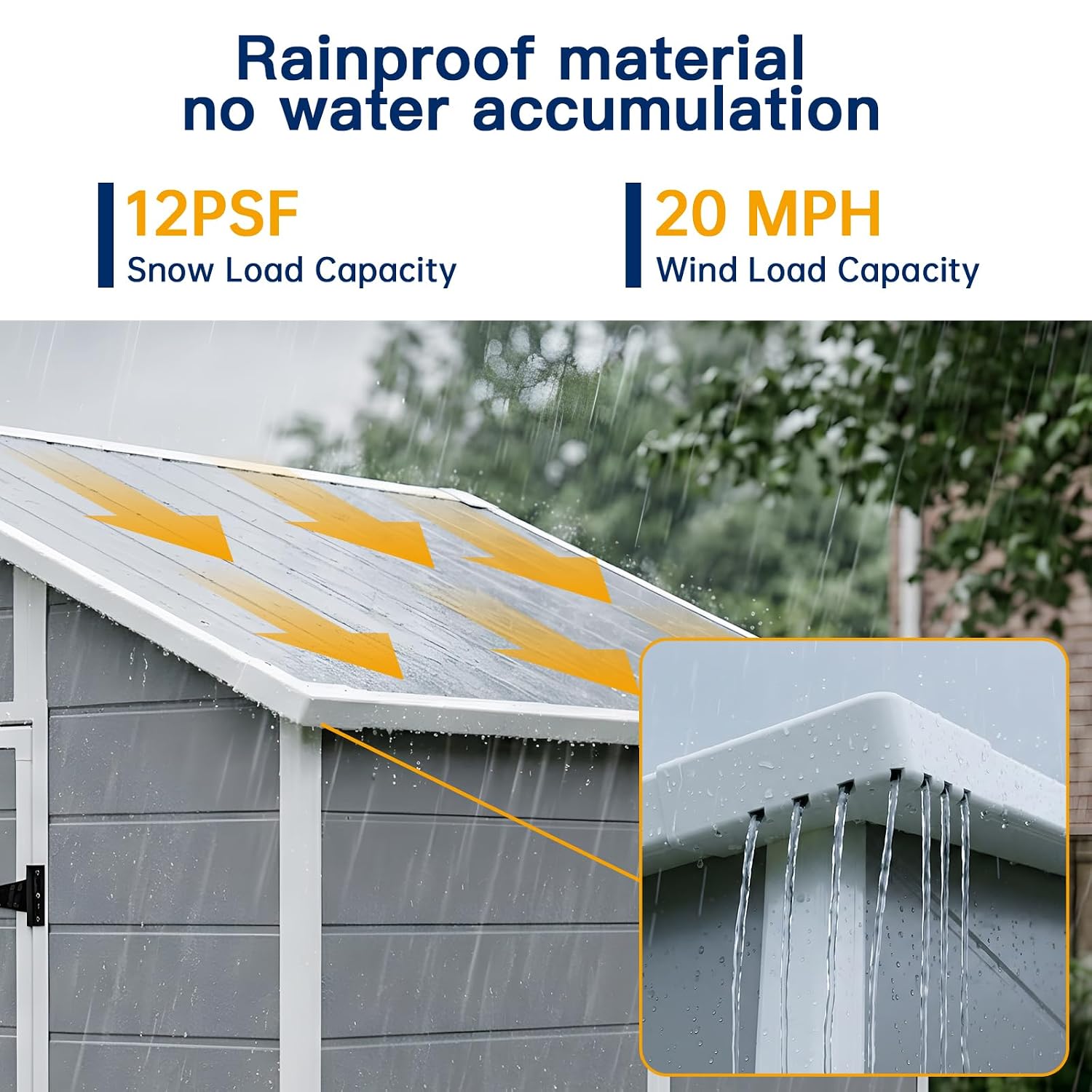 8×6 FT Outdoor Storage Shed wi - огляд і ціна Garden Tools