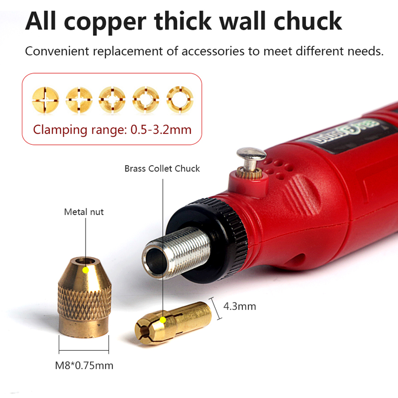 3.7V Mini Wireless Drill Engra - огляд і ціна Cordless Rotary Tool Kit Accessories