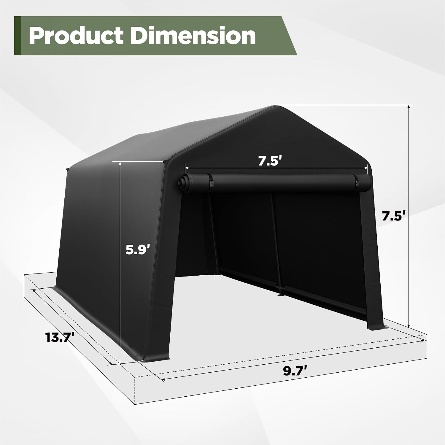 Portable Outdoor Storage Shed  - огляд і ціна Garden Tools