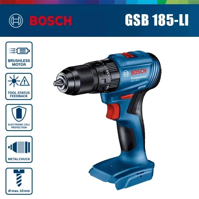 Bosch GSB 185-LI 18V Brushless - огляд і ціна Brushless Cordless Electric Drill 18V