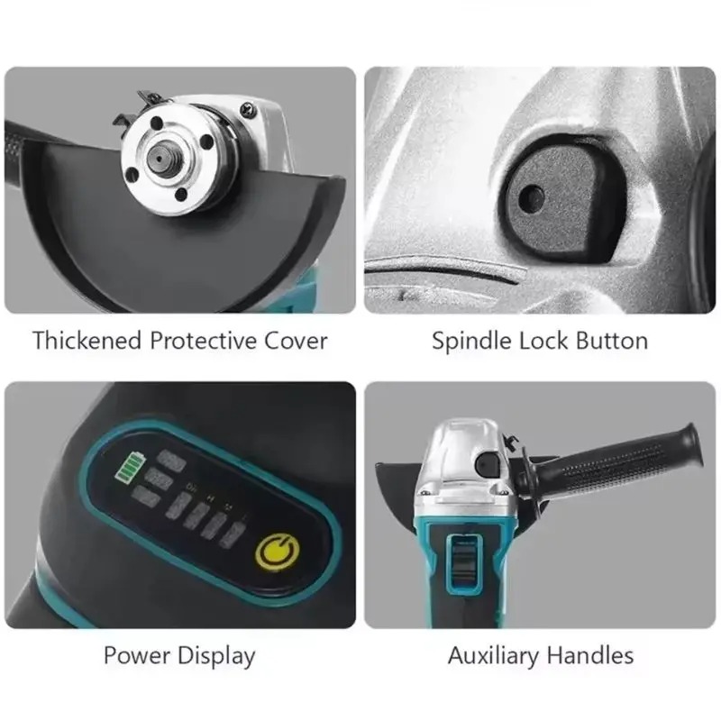 Makita DGA404 18V Brushless El - огляд і ціна Brushless Angle Grinder Battery Powered