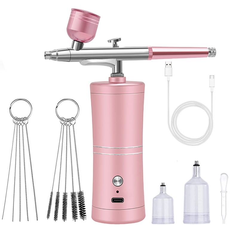 Portable Rechargeable Wireless - огляд і ціна Airbrush Kit With Mini Compressor