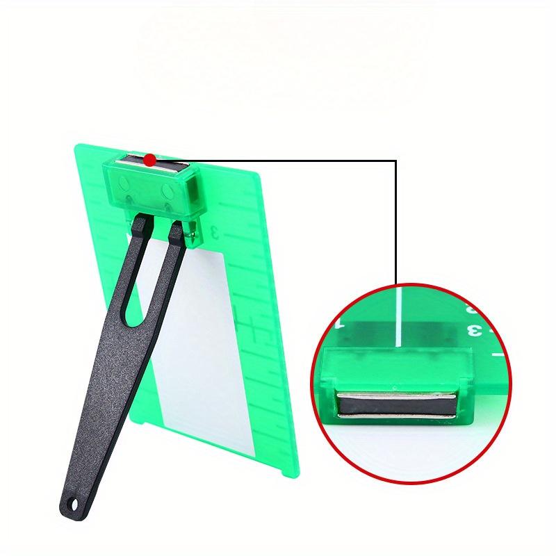 1PCS Inch Cm Laser Target Card - огляд і ціна Laser Level 16 Lines 4D Green