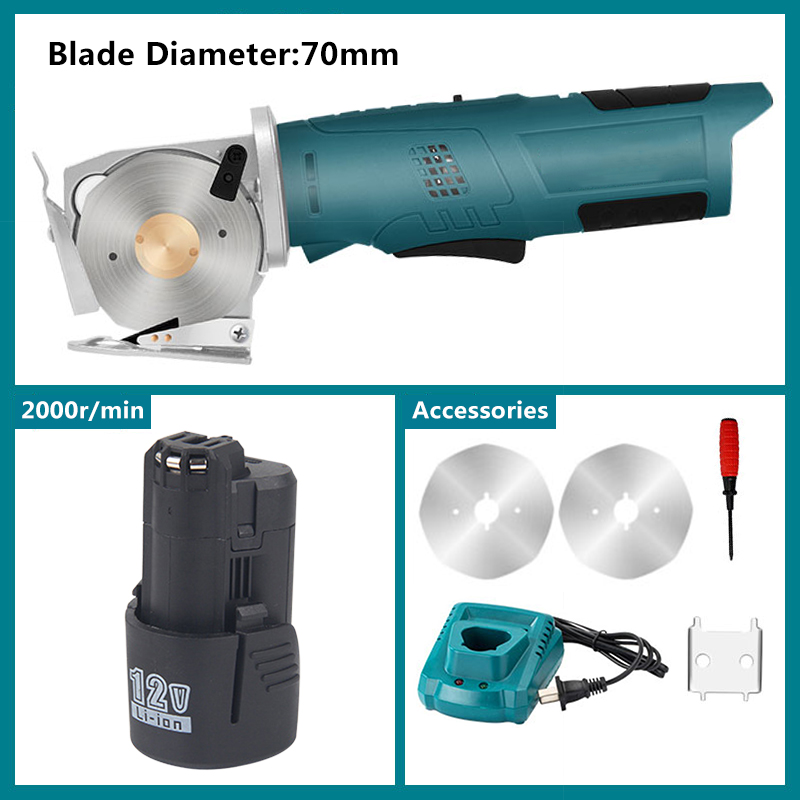12V Electric Round Scissors Co - огляд і ціна Cordless Rotary Tool Kit Accessories